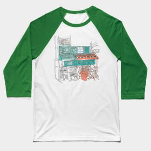 Modular Synthesizer Fan Design Baseball T-Shirt